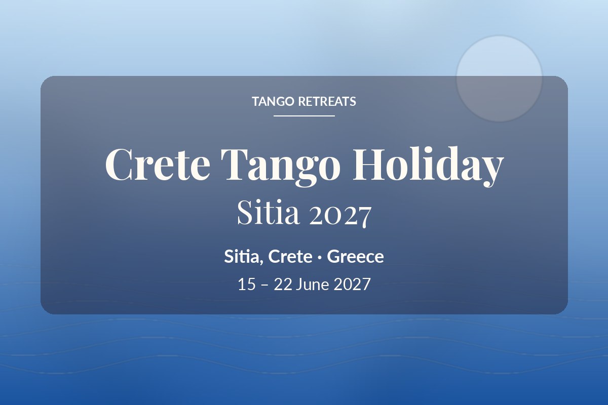 Crete Tango Holiday - Sitia 2027
