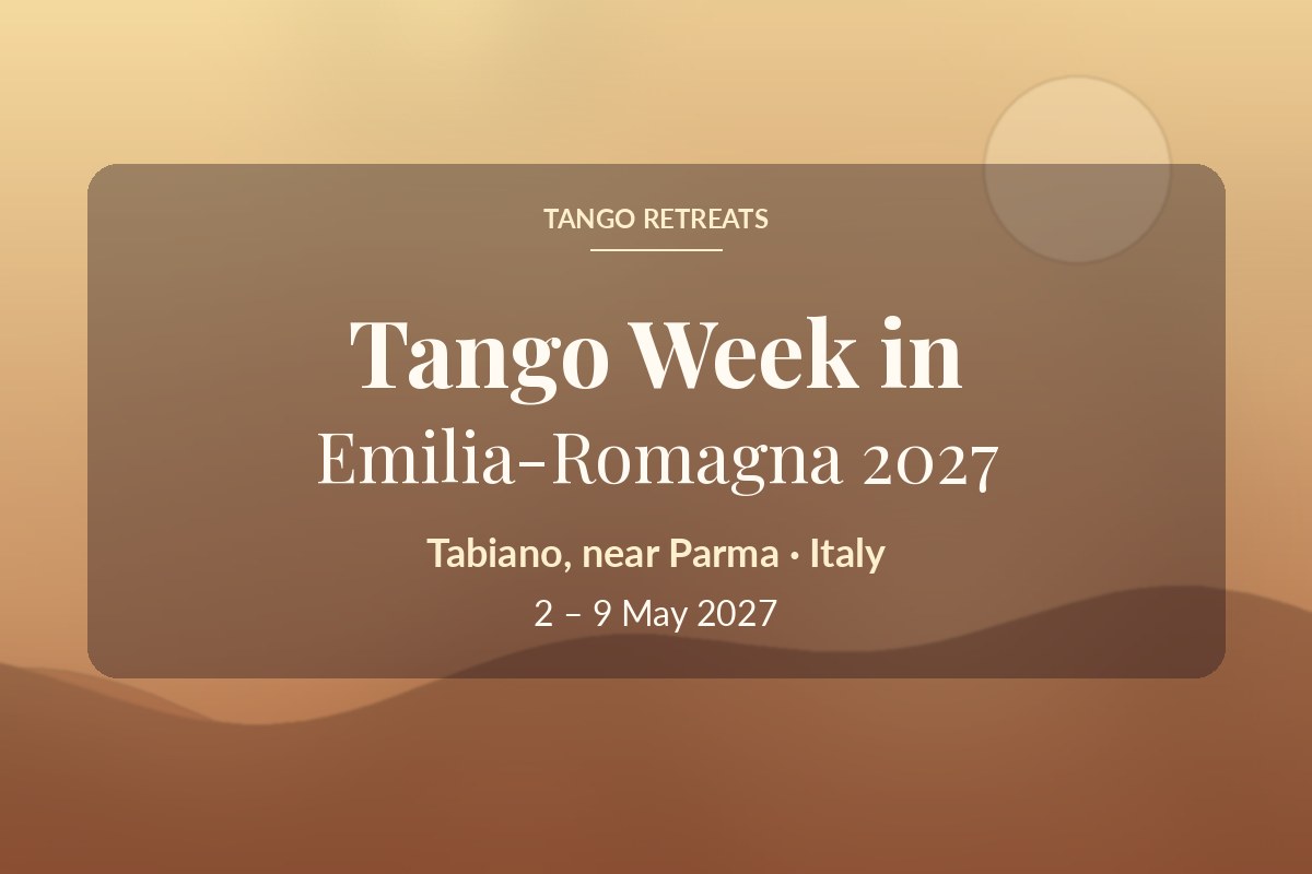 Tango Week in Emilia-Romagna 2027